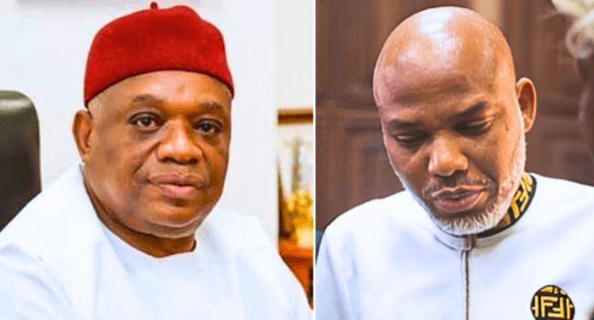 Orji Kalu Calls for Political Solution to Nnamdi Kanu’s Legal Case
