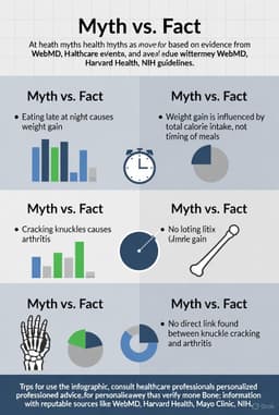 Five Common Health Myths That Still Shape Everyday Decisions