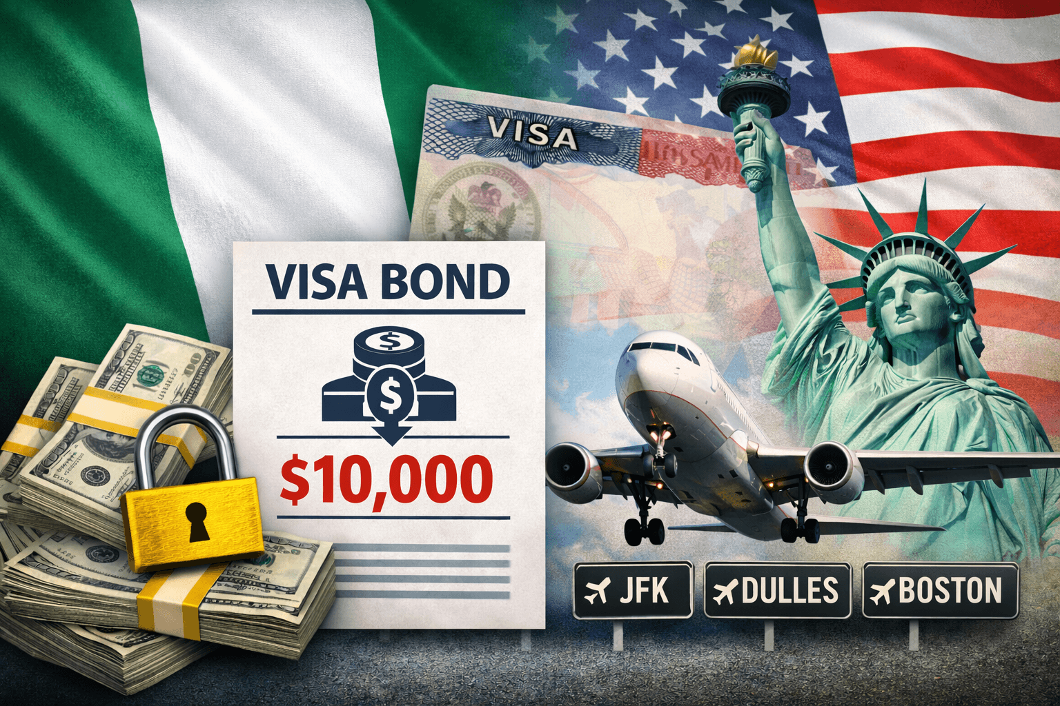 U.S. Introduces Visa Bond Requirement for Nigerian Visitors, Targets Overstay Concerns