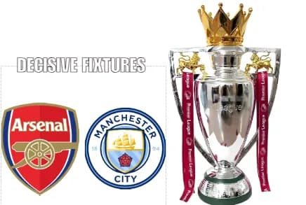 Arsenal and Mancity: Home and Away Advantage in the Last 13 Decisive Fixtures