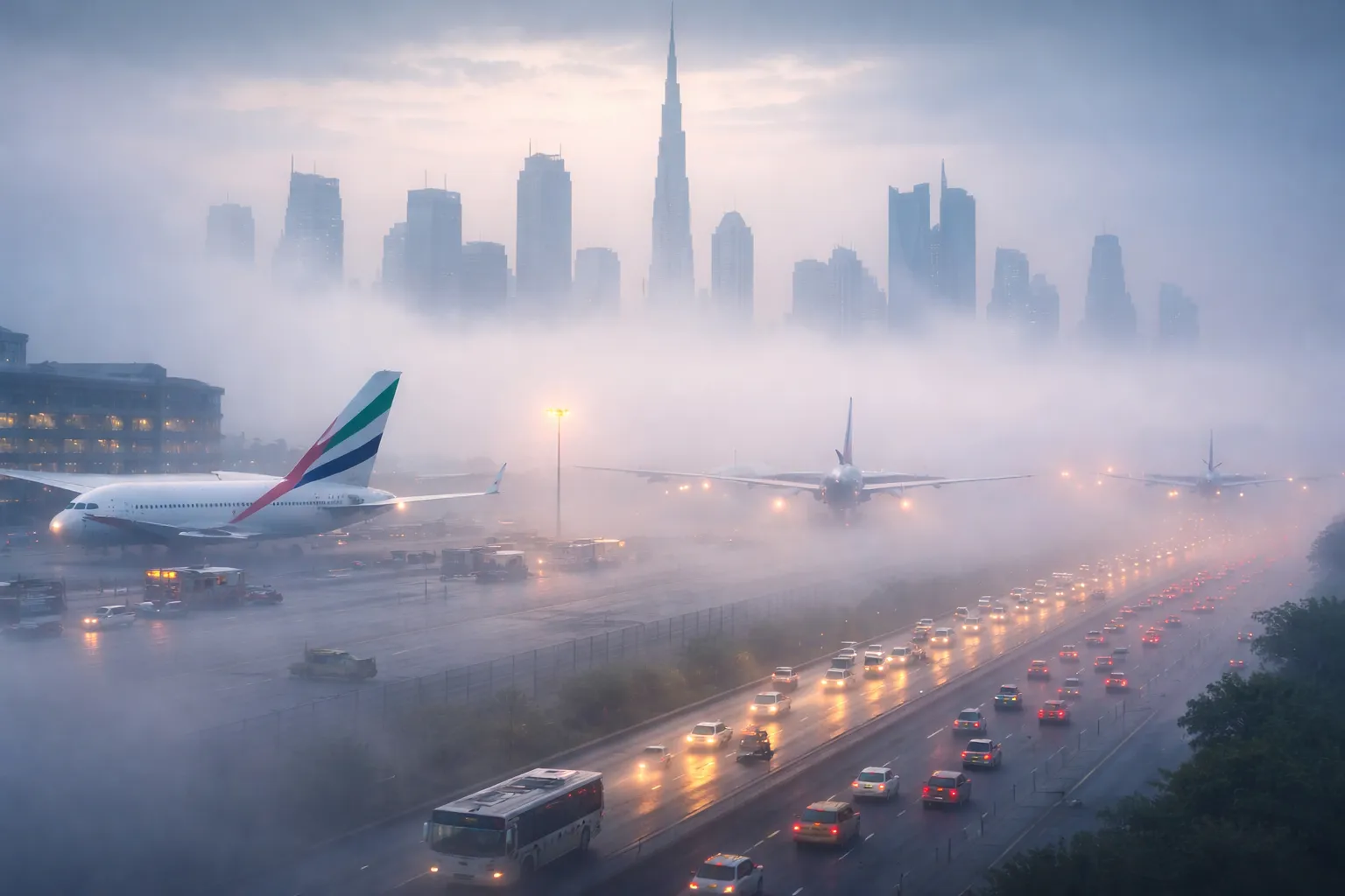 Heavy fog disrupts travel across UAE, delays flights in Dubai and Abu Dhabi
