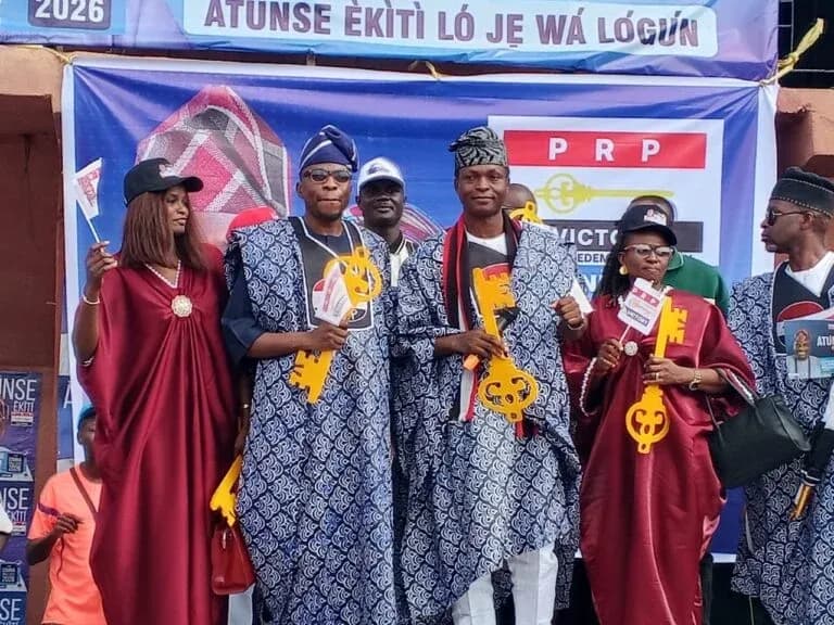 On March 14, 2026, Praise Ayodele promised 16 state-wide industries during a campaign launch in Ado Ekiti.