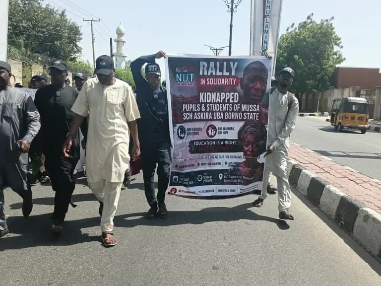 Borno Teachers Take Protest to Government House as School Abductions Deepen